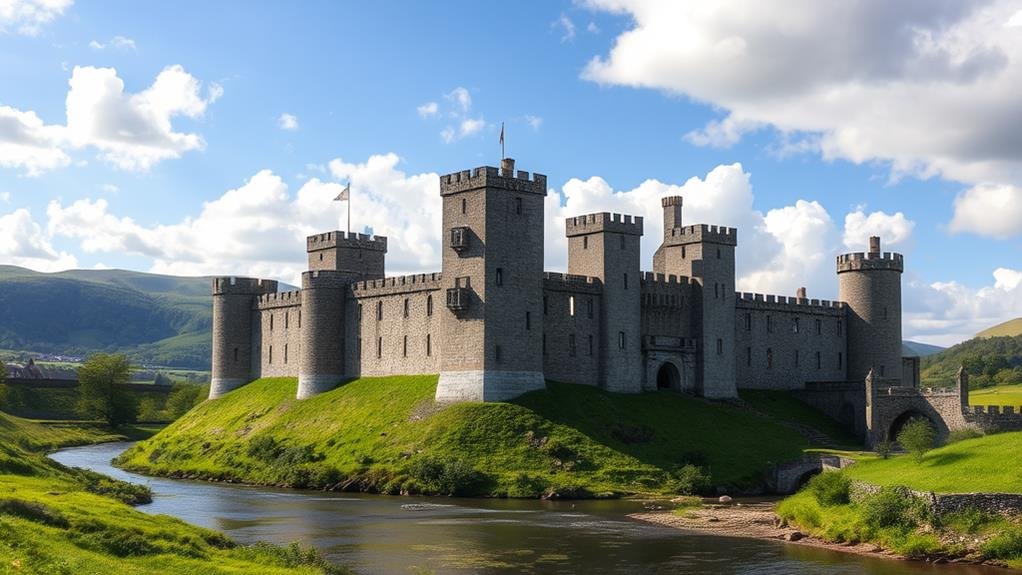 historic irish fortress remains