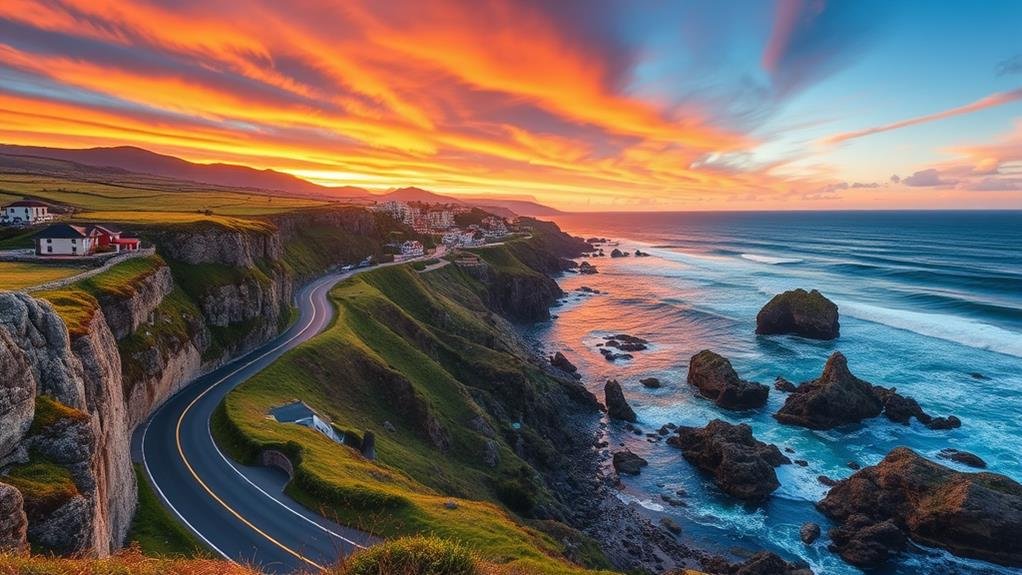 scenic coastal driving route